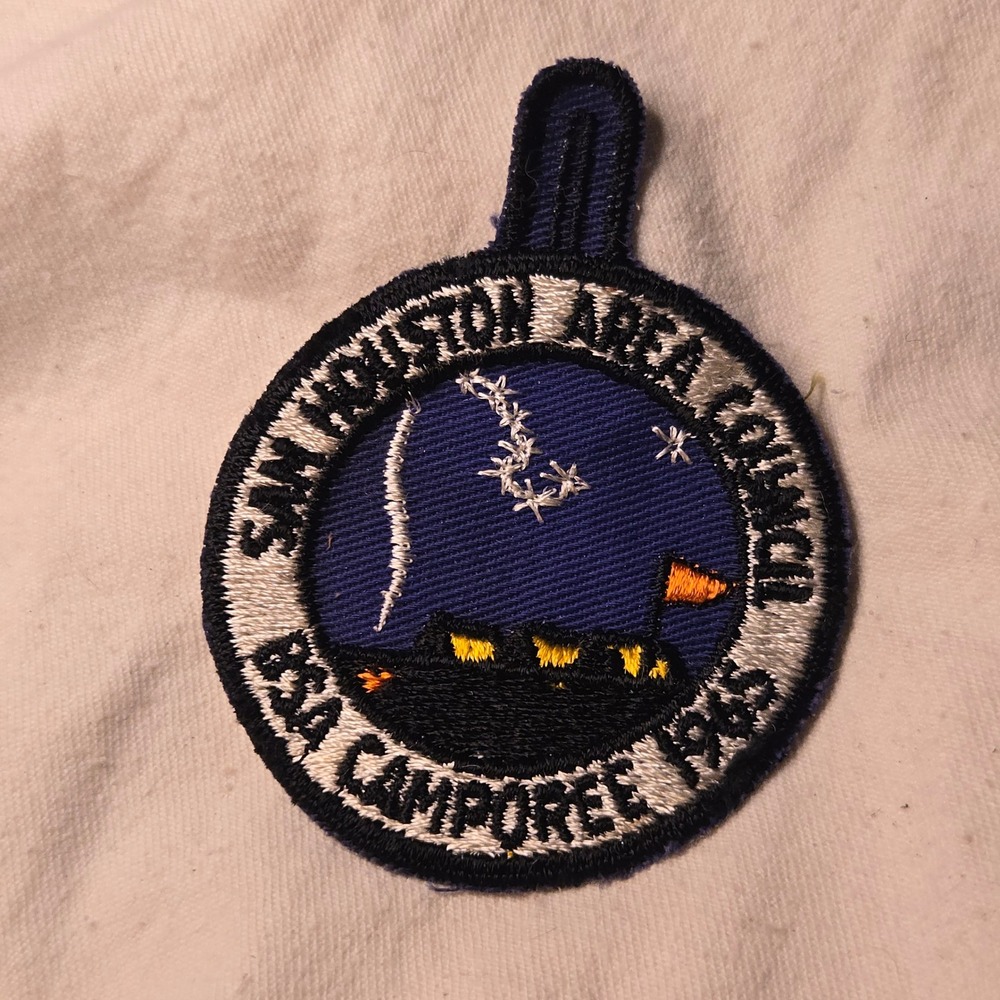 VTG 1965 BSA Camporee Patch Sam Houston Area Council Texas Boy Scouts Of America